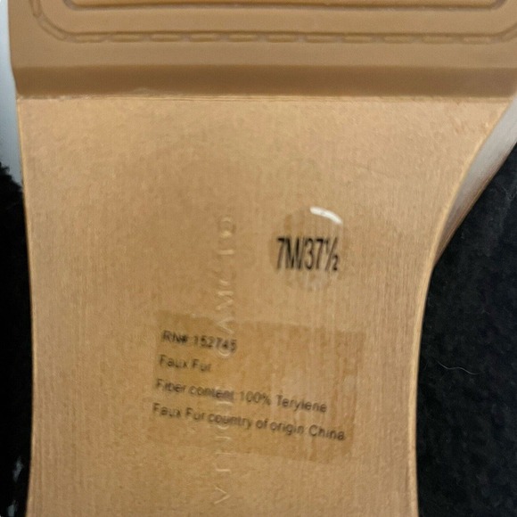 Vince Camuto Black and Brown Mules - Picture 10 of 14